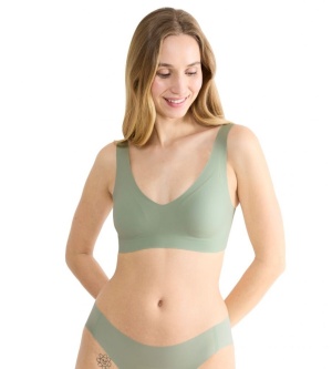 Bustieră invizibilă, Sloggi ZERO Feel 2.0 Bralette Verde - Img 9