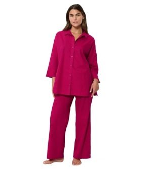 Cămașă casual cu croială oversized, vaporoasă din bumbac Triumph Summer Wear Boyfriend Shirt - Img 9