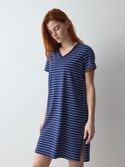 Cămașă de noapte din bumbac 100% cu mâneci scurte, Triumph Nightdresses NDK 08