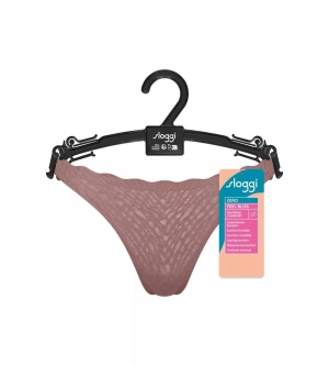 Chilot invizibil din dantelă, fără cusături, Sloggi ZERO Feel Bliss String Maro - Img 7