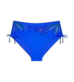 Slip de baie cu acoperire mare, Triumph Summer Tropics Maxi Albastru - Img 5