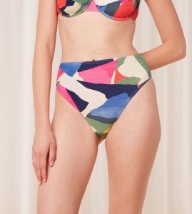 Slip de baie cu talie înaltă, Triumph Summer Expression Highwaist brief - Img 2
