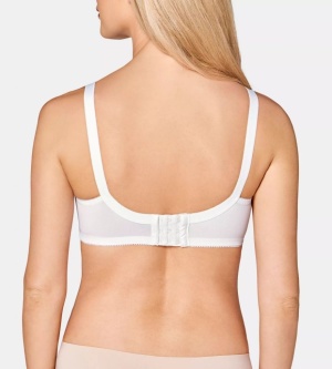 Sutien clasic, fără armătură, Triumph Claudette 104 N Alb - Img 4