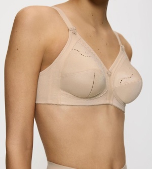 Sutien clasic, fără armătură Triumph Doreen + Cotton 01 N Bej - Img 3
