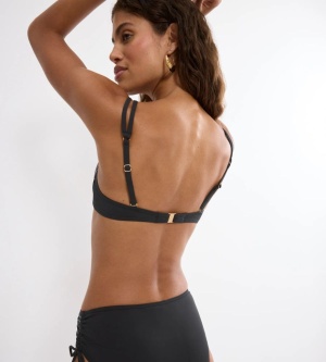 Sutien de baie cu armătură și cupe buretate, Triumph Summer Tropics WP Negru - Img 2