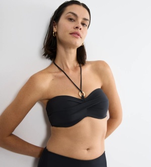 Sutien de baie cu bretele detașabile, Triumph Summer Twist DP Negru - Img 3