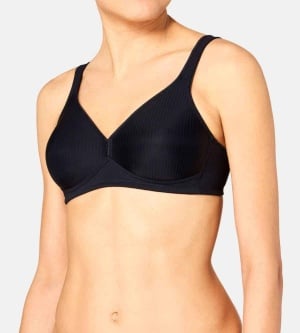 Sutien fără armătură, Triumph Modern Soft+Cotton N Negru - Img 7