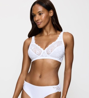 Sutien fără sârmă Triumph Amourette N Alb