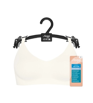 Sutien invizibil, fără armătură, Sloggi ZERO Feel Pure Soft bra Crem - Img 7