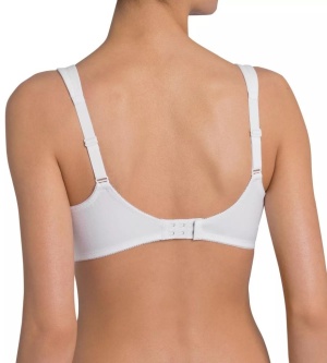 Sutien minimizer din bumbac, fără sârmă, Triumph Cotton Shaper N Alb - Img 2
