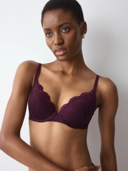 Sutien push-up, Triumph Comfort Glam WHU Bordo - Img 3