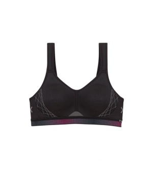 Sutien sport cu susținere ridicată, Triumph Triaction Cardio Flow P Negru - Img 12