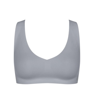 Bustieră invizibilă, fără cusături, Sloggi ZERO Feel 2.0 Bralette Gri - Img 5