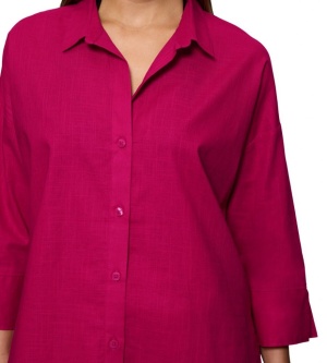 Cămașă casual cu croială oversized, vaporoasă din bumbac Triumph Summer Wear Boyfriend Shirt - Img 10