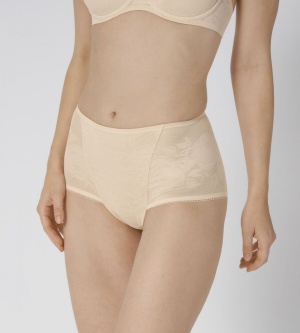 Chilot modelator, talie înaltă, cu design elegant, Triumph Wild Rose Sensation Maxi Bej