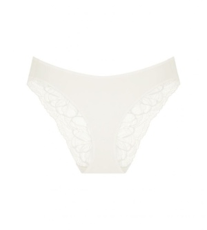 Chilot răscroit, Triumph Body Make-Up Illusion Lace Highleg Tai Crem - Img 6