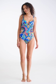 Lisca Mexico 43589, Costum de baie întreg cu armătură, până la cupa E, Albastru