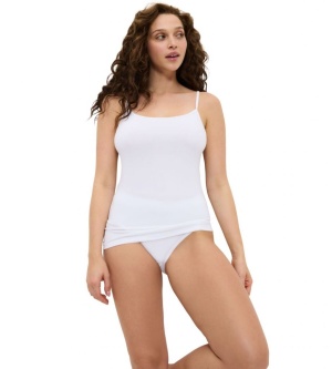 Maieu fin din bumbac, Triumph Sense Of Cotton Spaghetti Top - Img 9