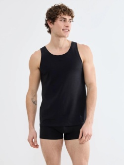 Maiou bărbătesc din bumbac, Sloggi SLG Base Tank Top Negru