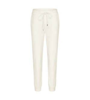 Pantaloni de casă din catifea reiată, Triumph Velour Rib Trousers Crem - Img 5