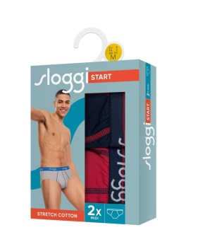 Set de 2 chiloti bărbați, Sloggi men Start Midi - Img 2
