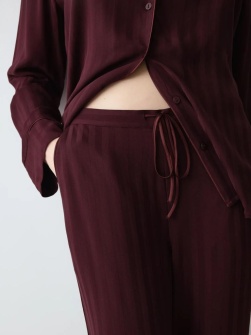 Set de pijama din două piese, Triumph Amourette Jacquard PW Bordo - Img 3