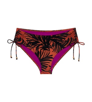 Slip de baie reglabil, modelator, Triumph Summer Palm Midi 01, Maro - Img 5