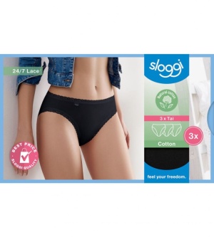 Sloggi 24/7 Cotton Lace Tai C3P – Set 3 bucati - Img 7