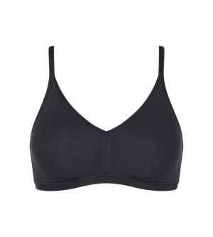 Sutien bumbac fără armătură, Sloggi GO Daily Cotton Soft bra Negru - Img 10