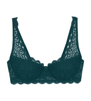 Sutien cu armătură și cupe buretate, Triumph Amourette WHP Verde - Img 5