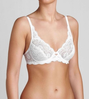 Sutien cu armătură și dantelă, Triumph Amourette 300 W Alb - Img 3