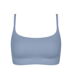 Sutien cu burete detașabil, Sloggi ZERO Feel 2.0 Ultra Bra Albastru - Img 5