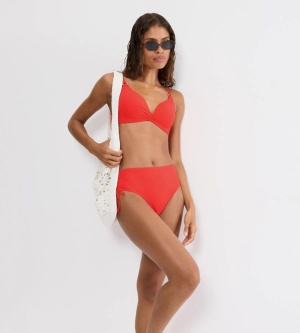 Sutien de baie fără armătură, cu cupe buretate, Triumph Mix & Match Summer P Coral - Img 4