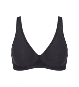 Sutien esențial din bumbac fin cu decolteu în V, Sloggi Basic+ Soft Bra - Img 5