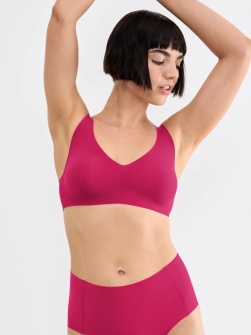 Sutien fără armătură, Sloggi ZERO Feel 2.0 Soft bra Ciclam