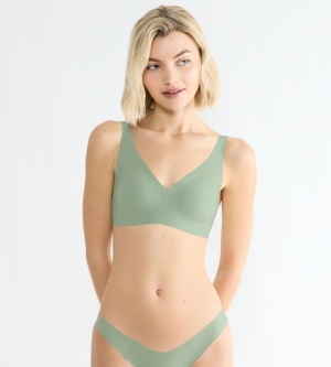 Sutien fără armătură, Sloggi ZERO Feel 2.0 Soft bra Verde - Img 2