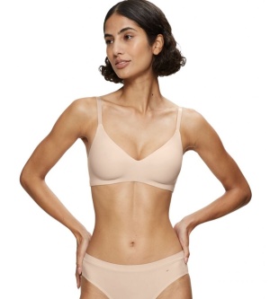 Sutien invizibil, fără armătură, Triumph Pure Micro N Bej - Img 6