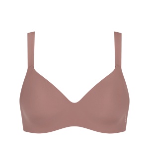 Sutien Lift Up fără armătură , Sloggi ZERO Feel 2.0 THE UP TShirt Bra Maro - Img 5