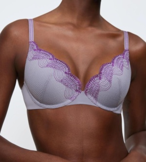 Sutien push-up, Triumph Comfort Glam WHU Gri - Img 3