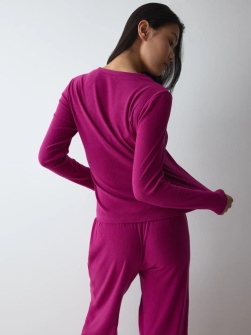 Bluză damă cu mânecă lungă din material moale, Triumph Mix & Match LSL Top Soft - Img 2