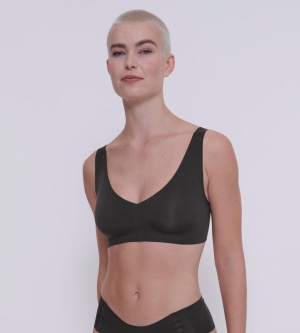 Bustieră invizibilă, Sloggi ZERO Feel 2.0 Bralette Negru
