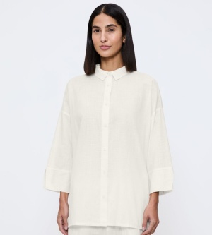 Cămașă casual cu croială oversized, vaporoasă din bumbac Triumph Summer Wear Boyfriend Shirt