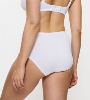 Chilot bumbac cu talie medie, Triumph Sense Of Cotton Midi - Img 2