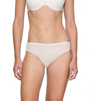 Chilot elegant, dantelat, Triumph Signature Sheer Tai Ecru - Img 6
