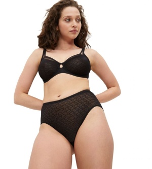 Chilot Maxi cu Talie înaltă, Triumph Signature Sheer Maxi - Img 6
