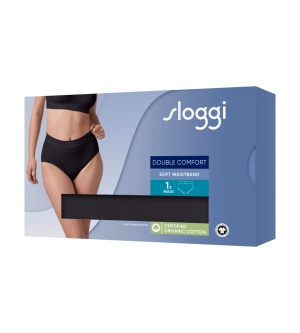 Chiloți cu talia înaltă, Sloggi Double Comfort T H Maxi Negru - Img 8
