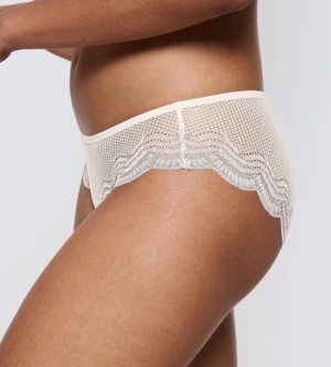 Chiloți hipster, Triumph Comfort Glam Hipster Crem - Img 3