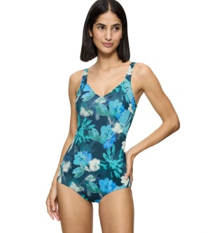 Costum de baie întreg, fără armătură, cupe buretate, Triumph Summer Fleur OP - Img 7