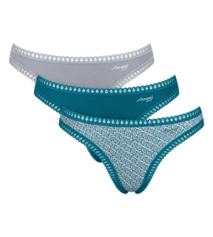 Pachet de 3 Chiloți tanga, Sloggi GO Crush String C3P - Img 2