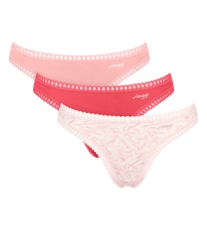 Pachet de 3 Chiloți tanga, Sloggi GO Crush String C3P - Img 2